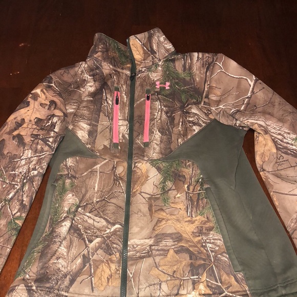 under armour camo coat